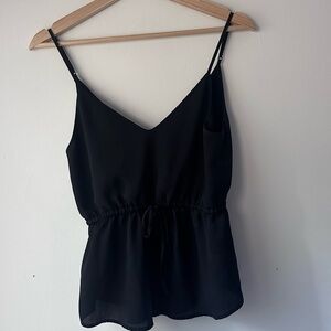 Babaton Black Tied Camisole Blouse
